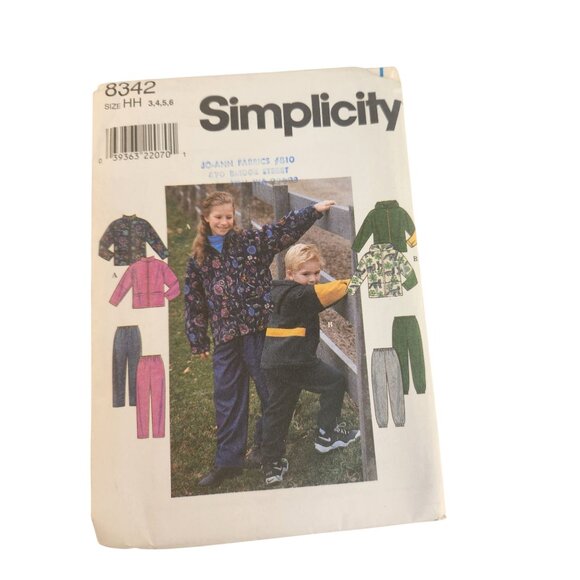 New Look 6309 & Simplicity 8342 Kids’ Sewing Patterns Sizes 3-8 Dresses & Active - Picture 6 of 8